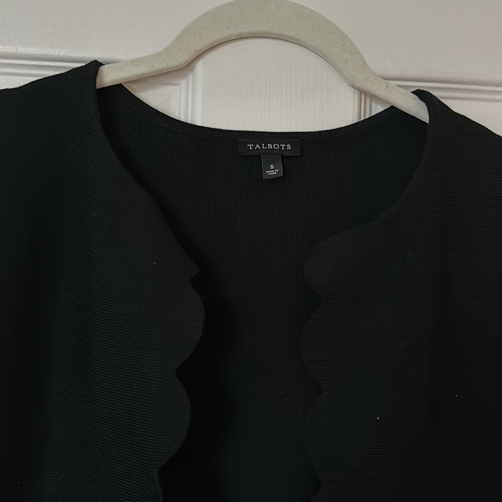 Talbots Scallop Edge Cardigan - Picture 6 of 7